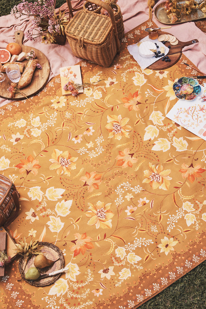 Picnic Rug - Golden Folk